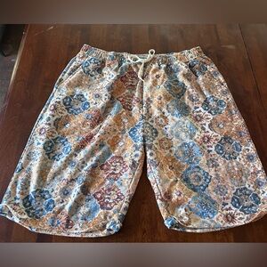 Pixie Lady Gold Blue Shorts 1X